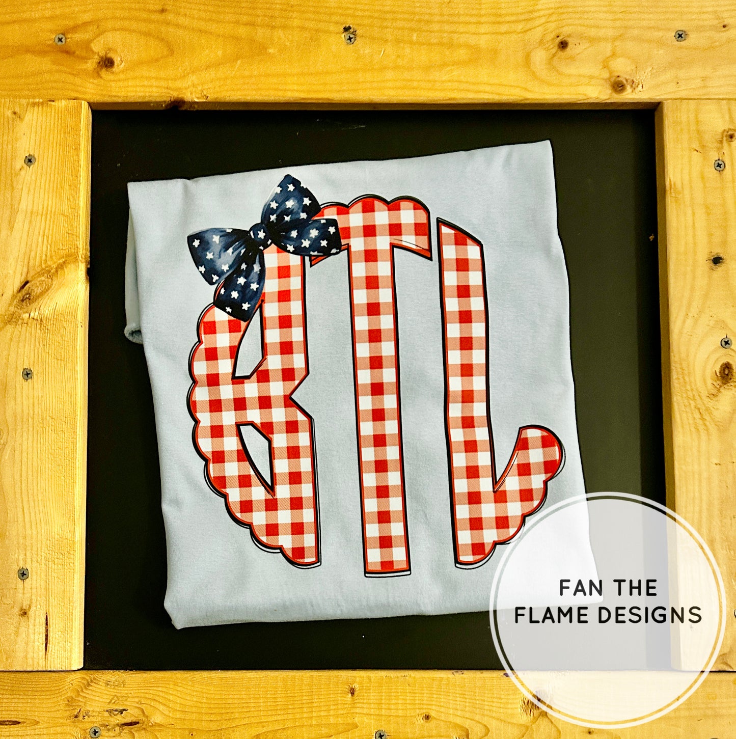4th of July Monogram
