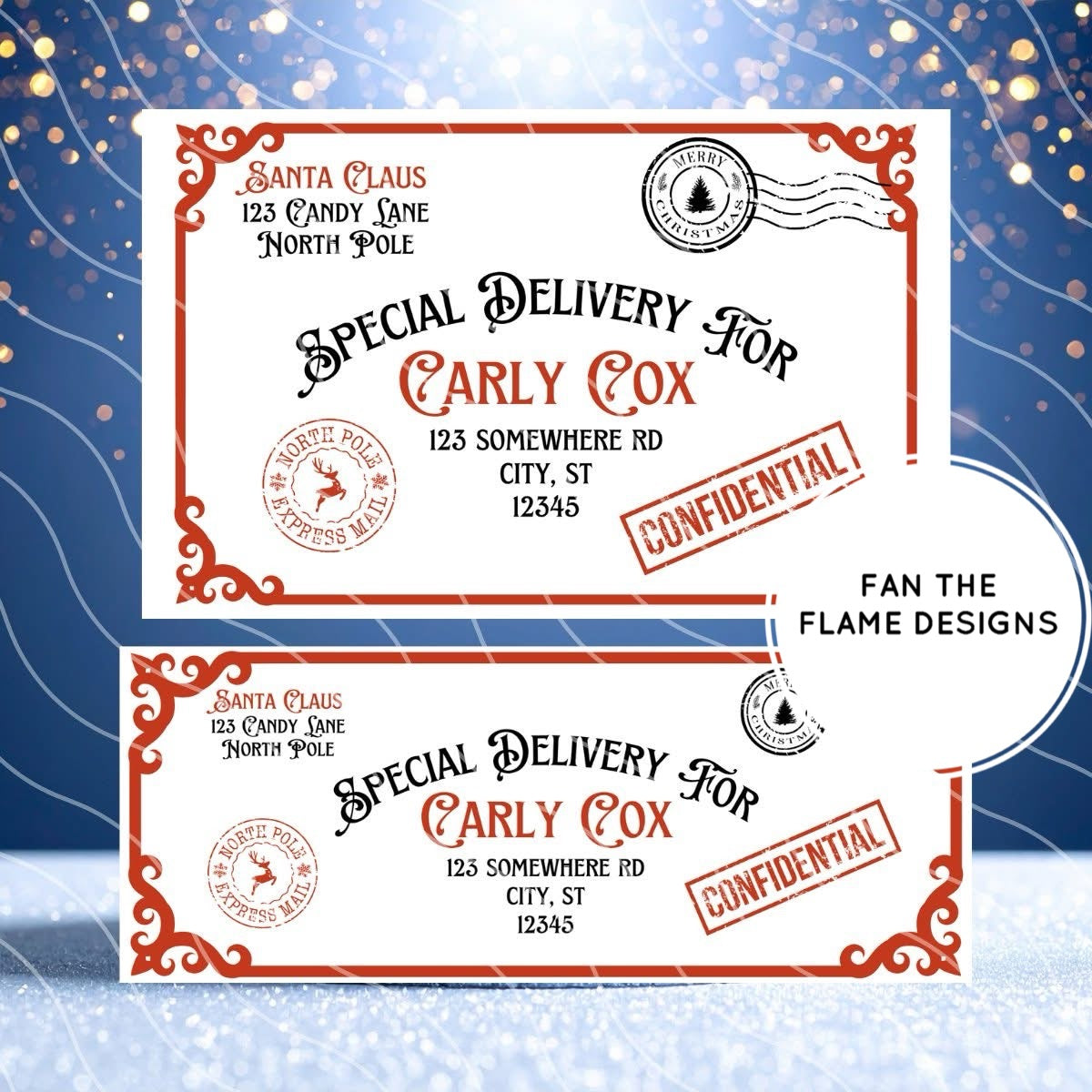 🎅CUSTOM SANTA LETTER + NICE LIST CERTIFICATE🎄