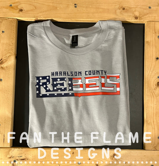 HC Rebels Americana Logo Tee/Sweatshirt