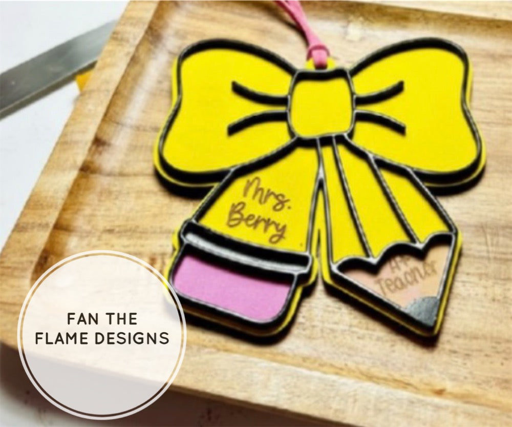Personalized Teacher Ornament