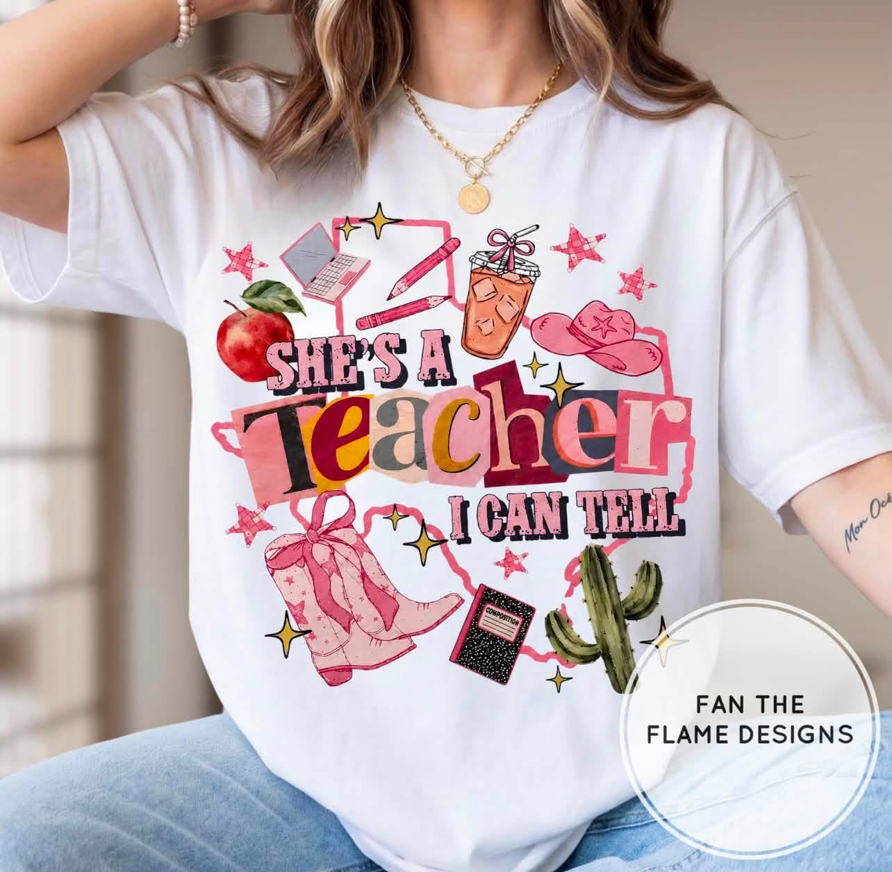 She’s a teacher I can tell