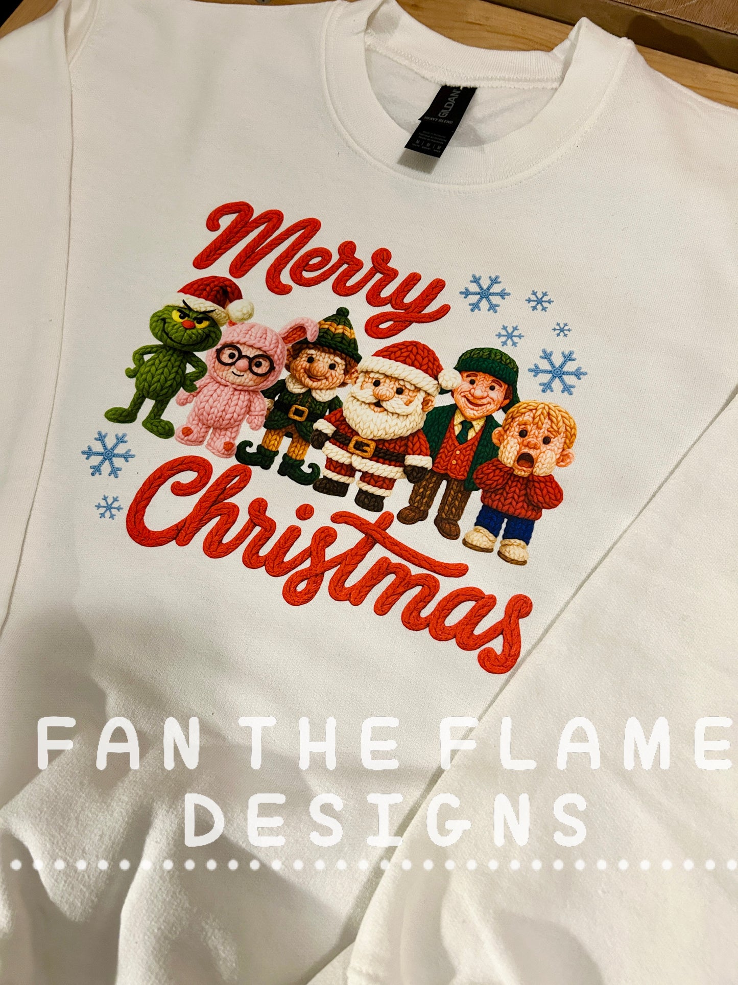 Merry Christmas Characters Tee/Sweatshirt
