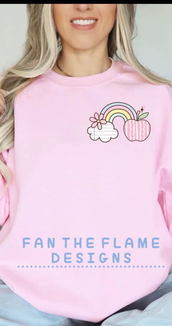 Seersucker frame Grade Levels tee/tank