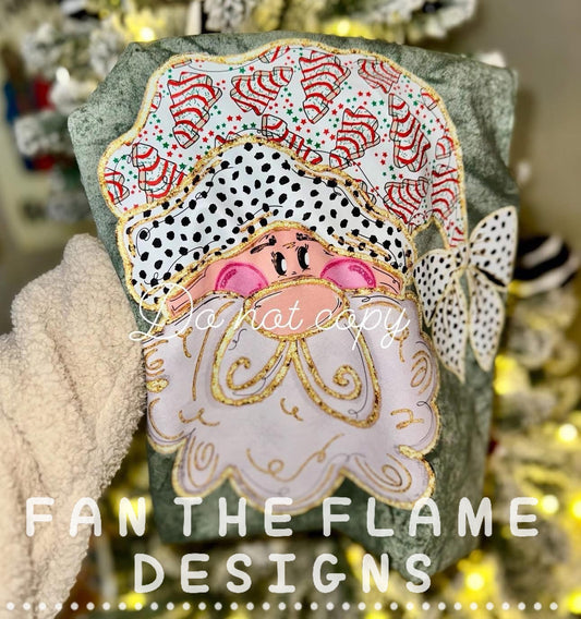 Santa with cake hat Tee/Sweatshirt