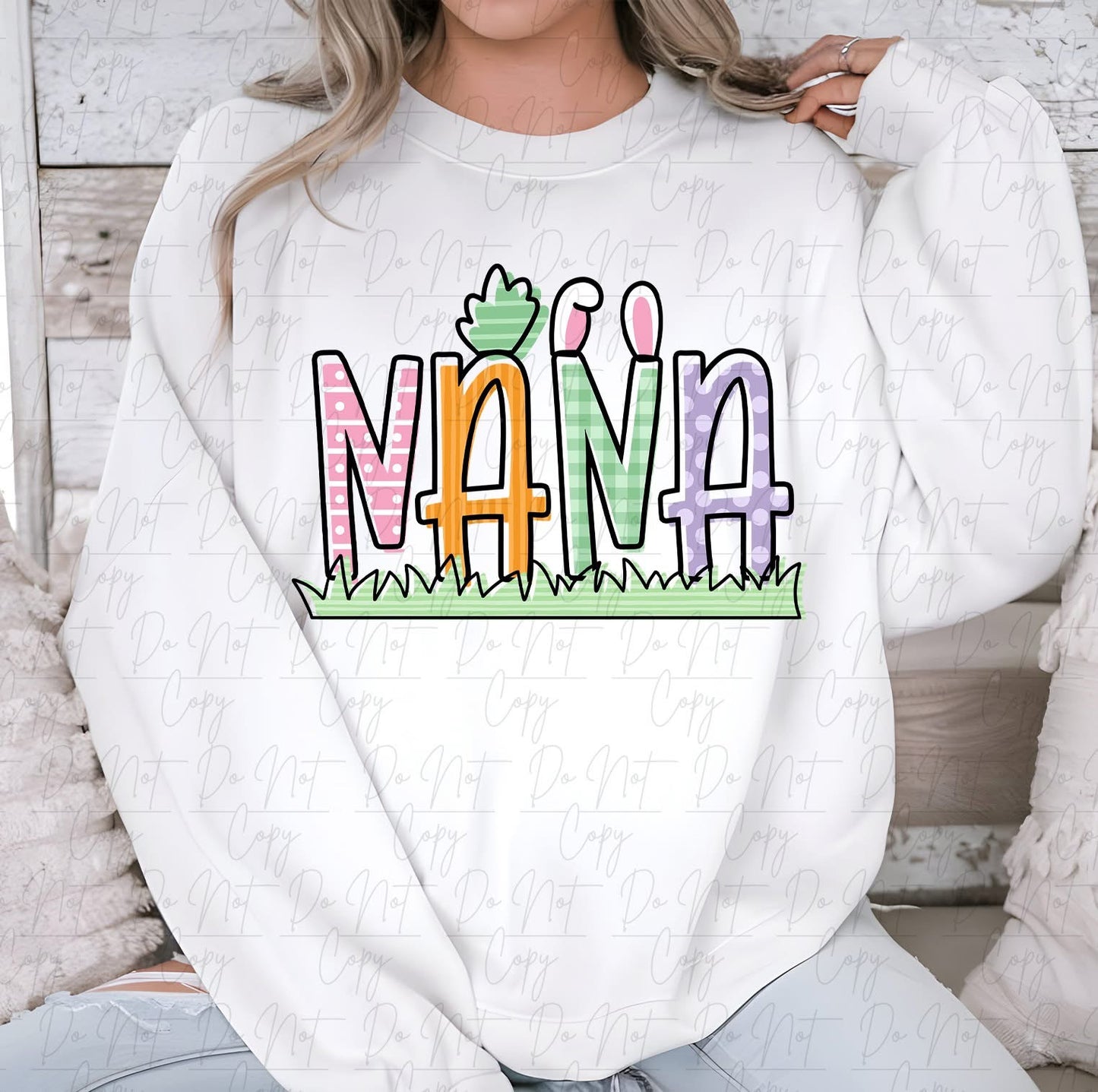 Easter Nana/Any Name Tee/Sweatshirt