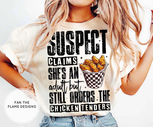 Suspect claims she an adult Short/Long/Sweatshirt