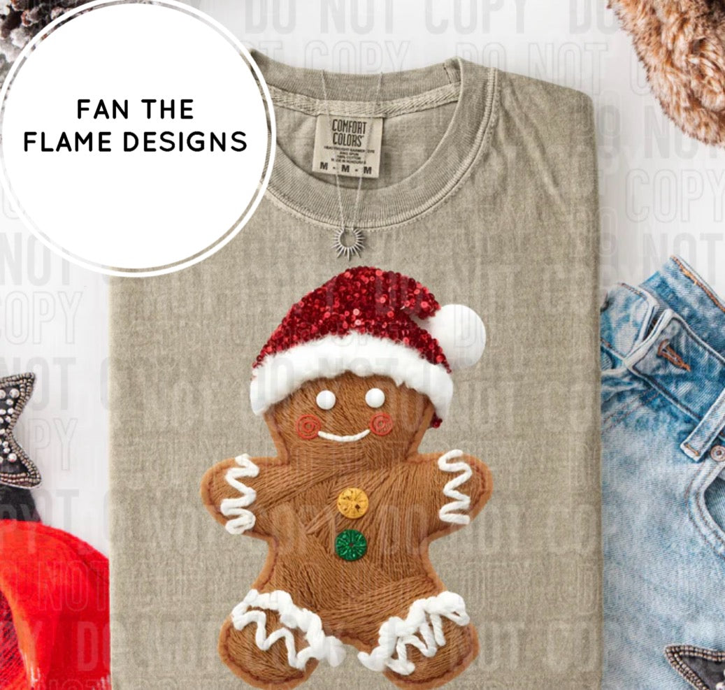 Gingerbread realistic yarn Tee/Sweatshirt