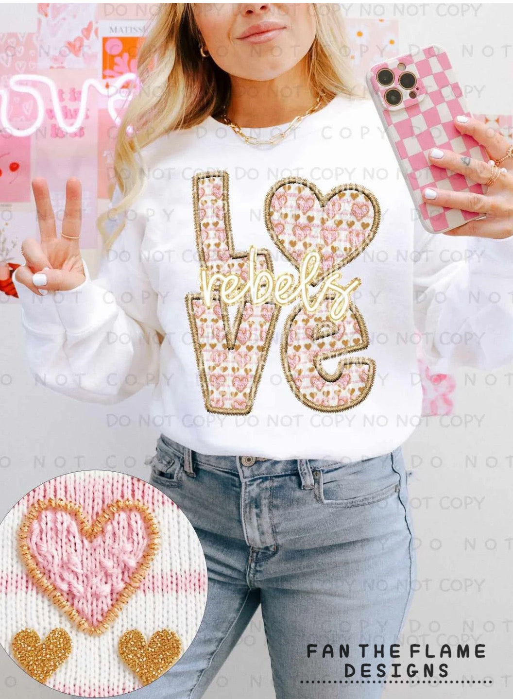 Love Teams tee/sweatshirt
