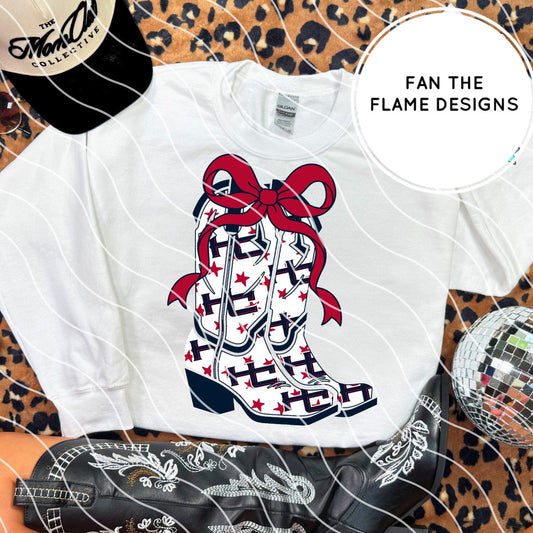 Custom HC Rebel Cowgirl Boot Tee/Sweatshirt