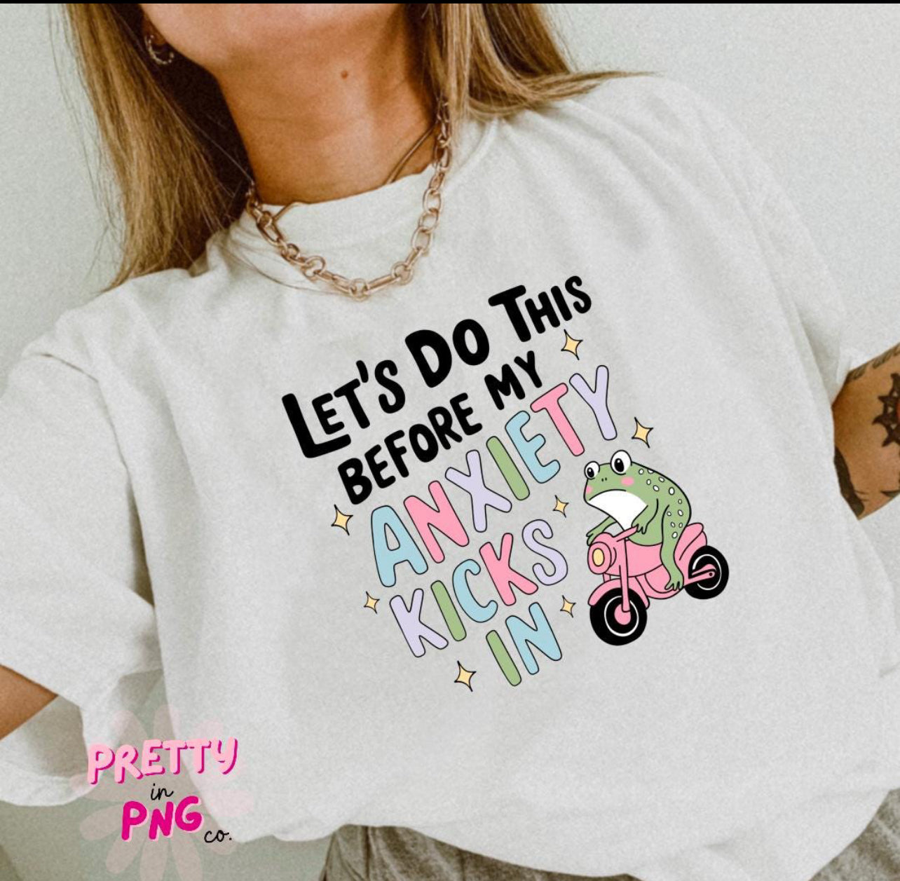 Anxiety kicks in tee/sweatshirt