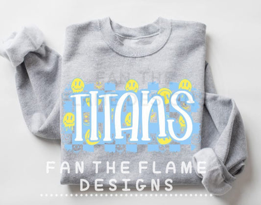Full of Smiley Titans Mascot Tee/Sweatshirt