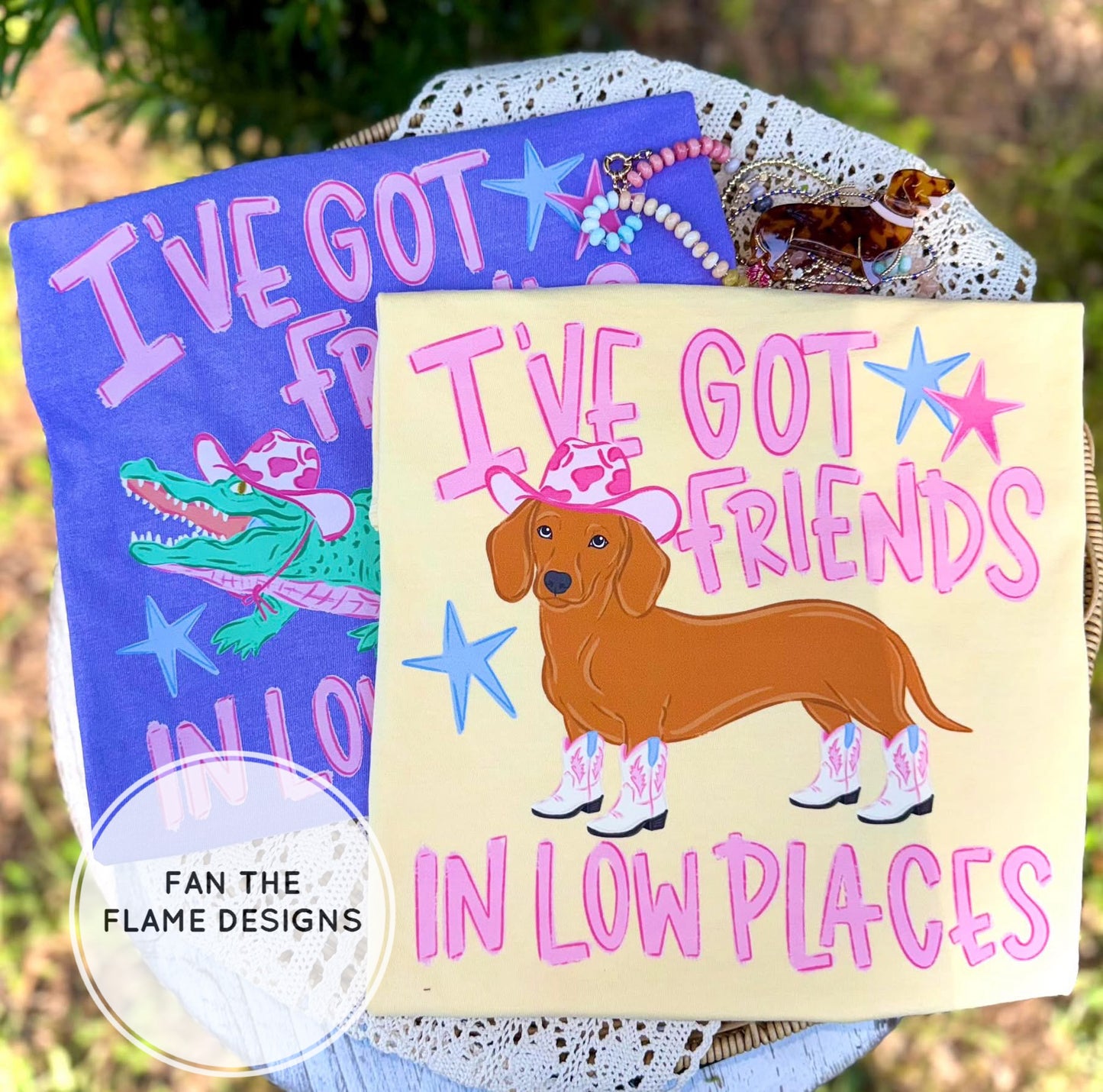I’ve got friends in low places (wiener dog)