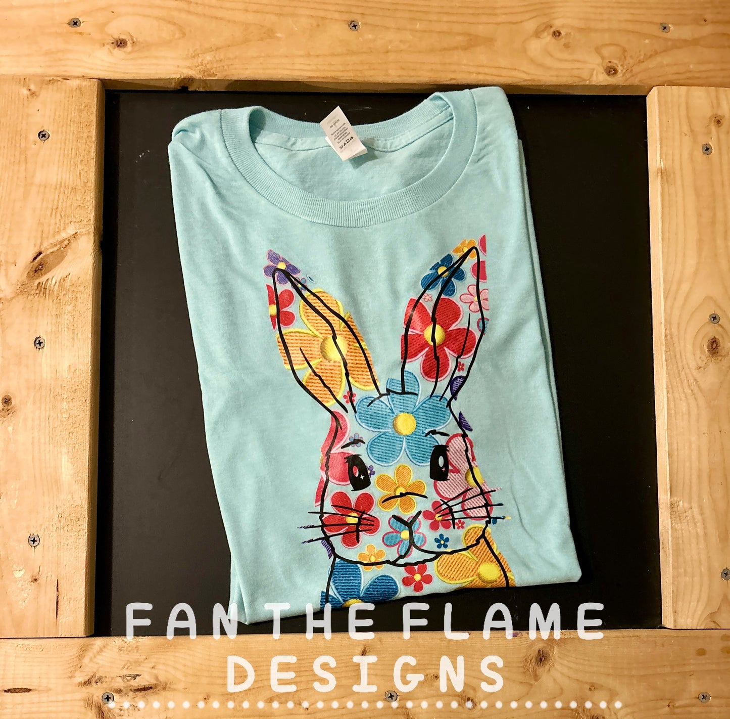 Floral Bunny tee/sweatshirt