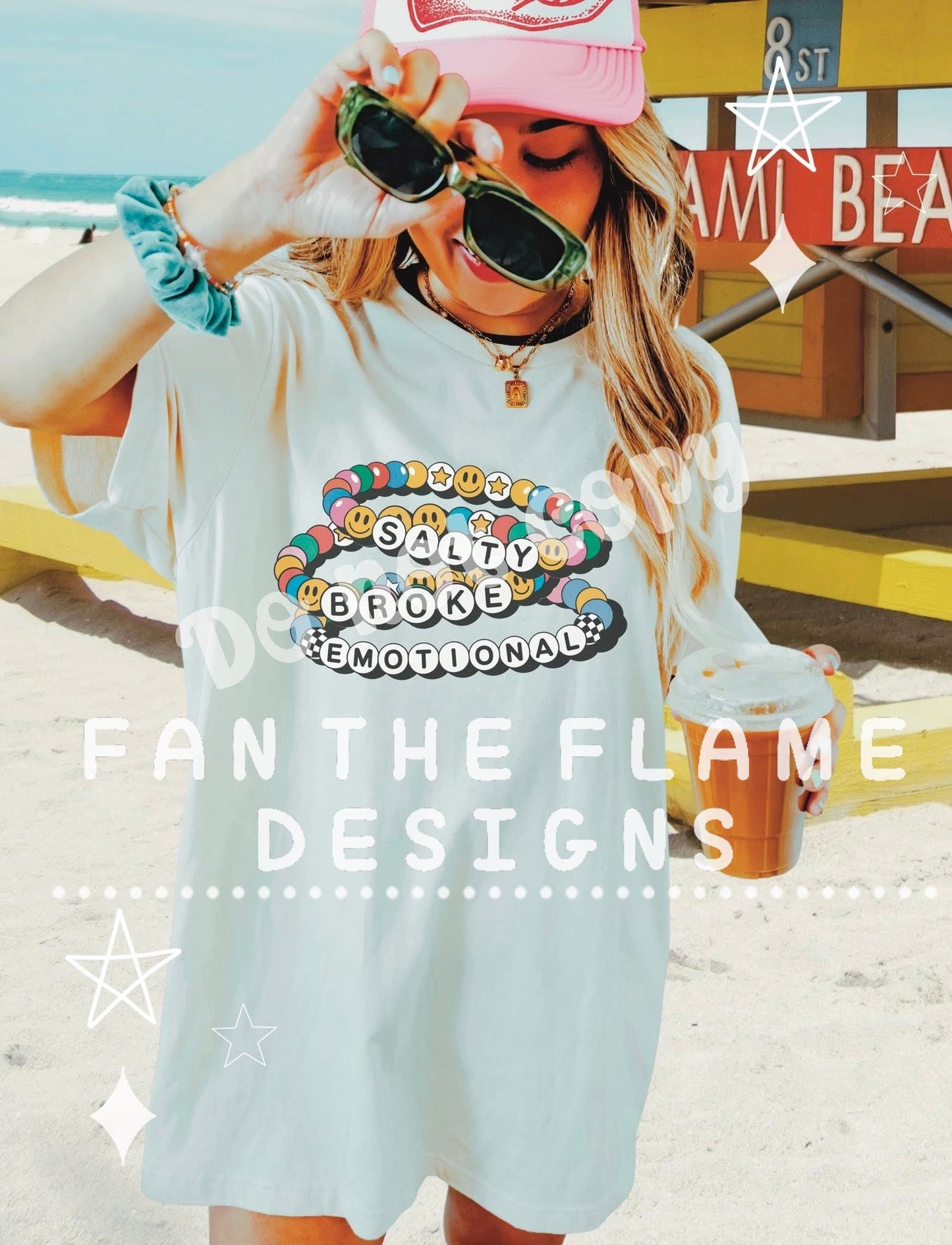 Salty, Broke, Emotional tee/tank