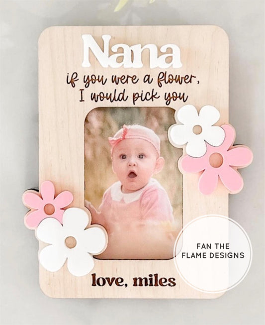 Daisy Fridge Photo Magnet
