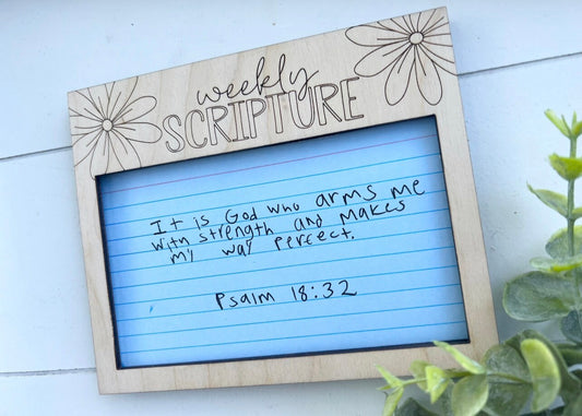 Weekly Scripture Fridge Magnet