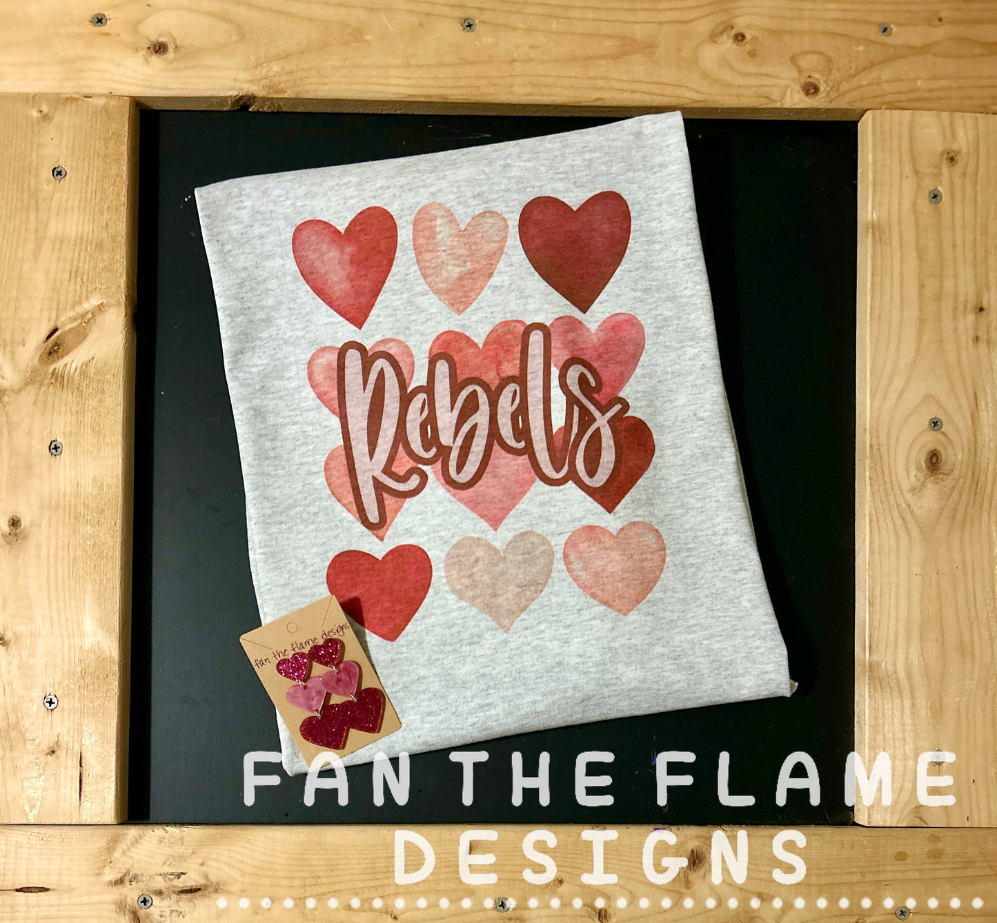 Watercolor Rebels Hearts tee/sweatshirt