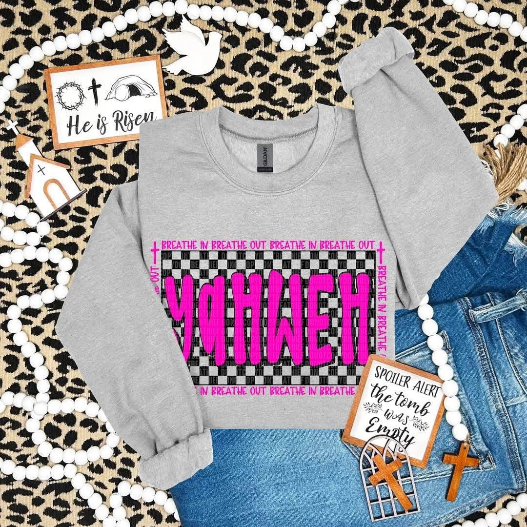 Yahweh pink tee/sweatshirt