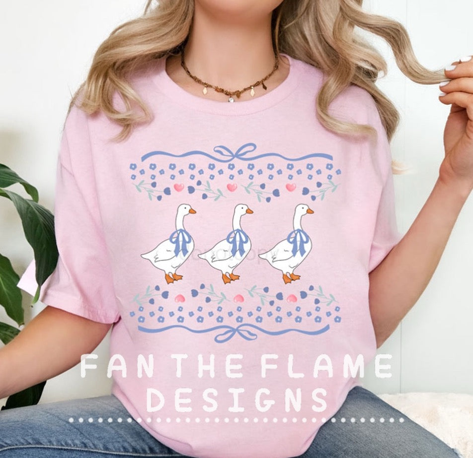 Coquette Geese tee/sweatshirt