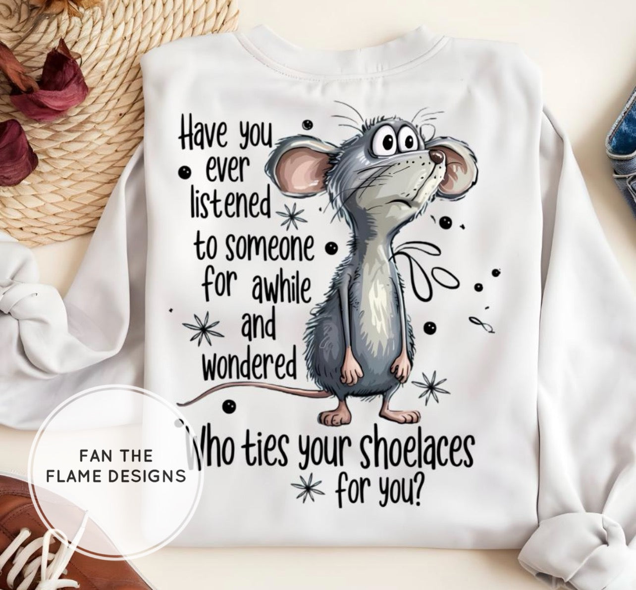 Who ties your shoelaces? Short/Long/Sweatshirt