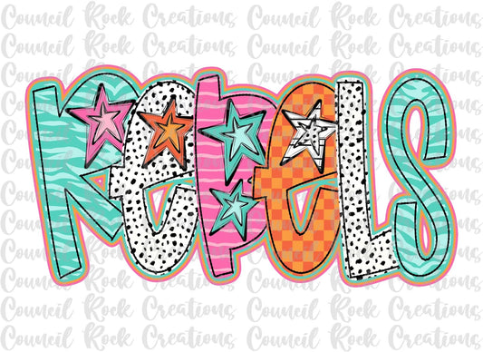 Colorful Zebra Rebels tee/sweatshirt