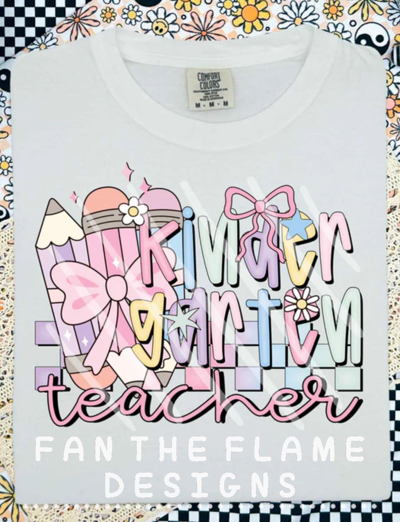Grade Level Teacher with bows and pencils Tee/Sweatshirt