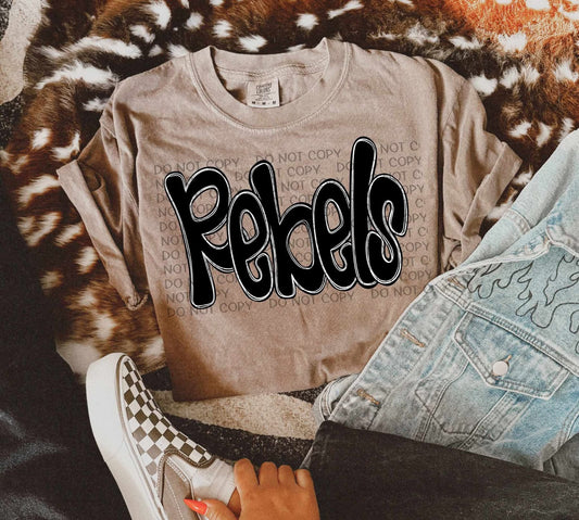 Handwritten Mascots tee/sweatshirt