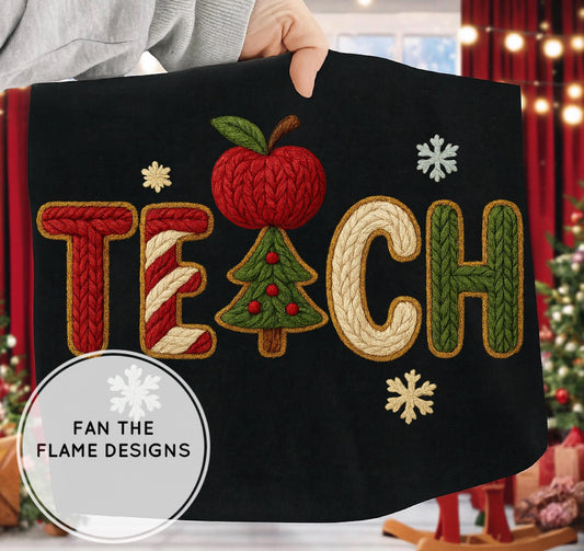 Faux Yarn Teach Short/Long/Sweatshirt