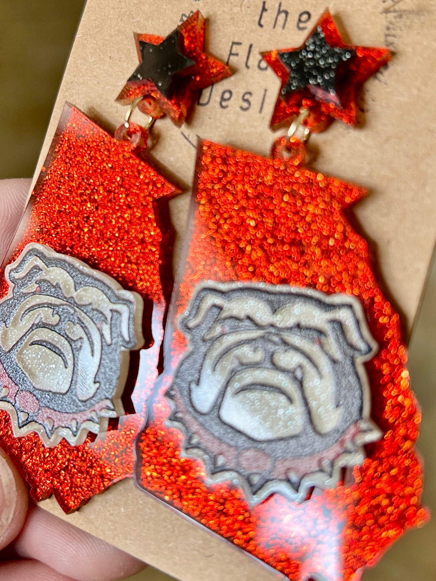 Dawgs Dangle Earrings
