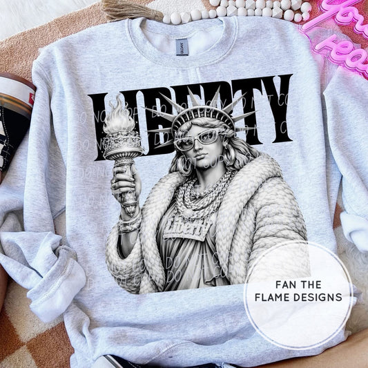 Lady Liberty Big Pimpin’ Style