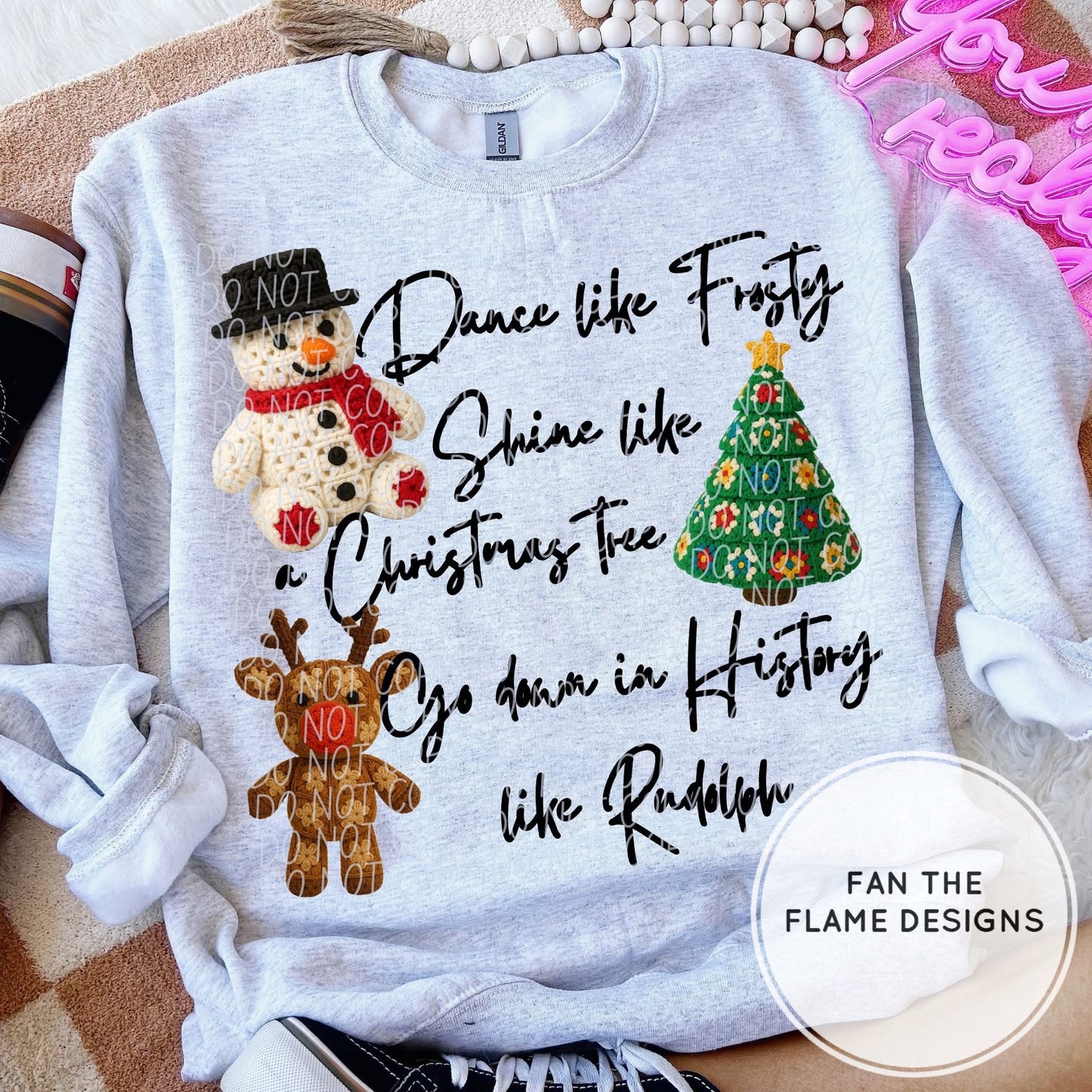 Go down in history like Rudolph Short/Long/Sweatshirt