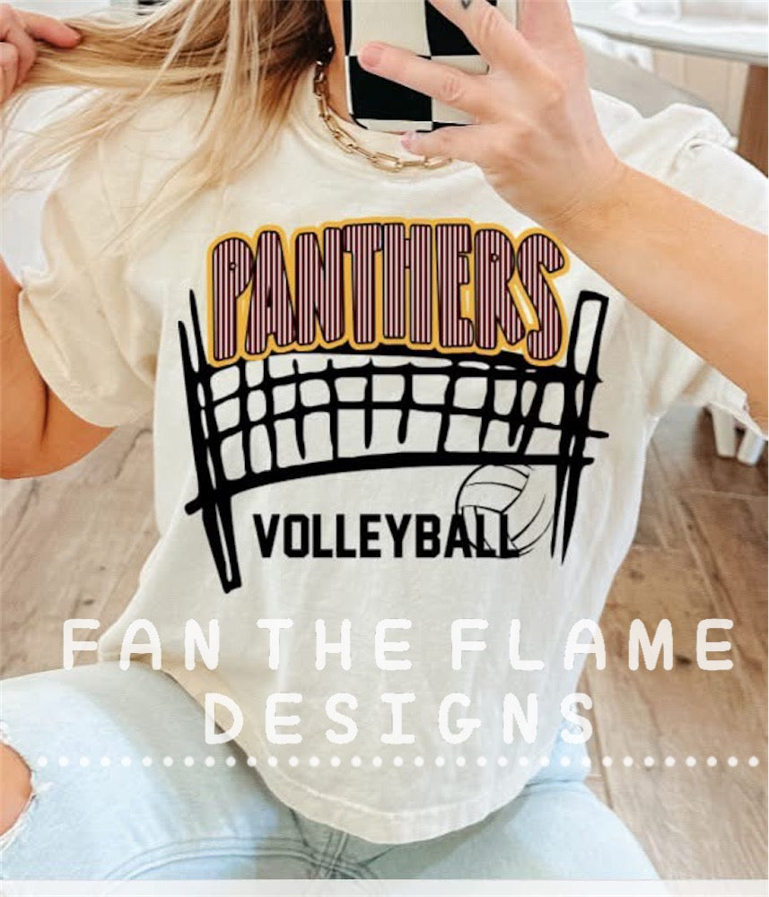 Panthers Volleyball Short/Long/Sweatshirt