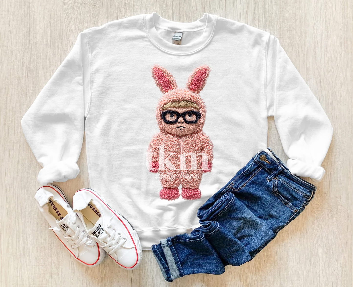 Faux furry Bunny Costume Tee/Sweatshirty