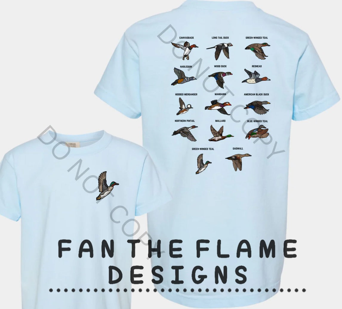 Types Of Ducks tee/sweatshirt