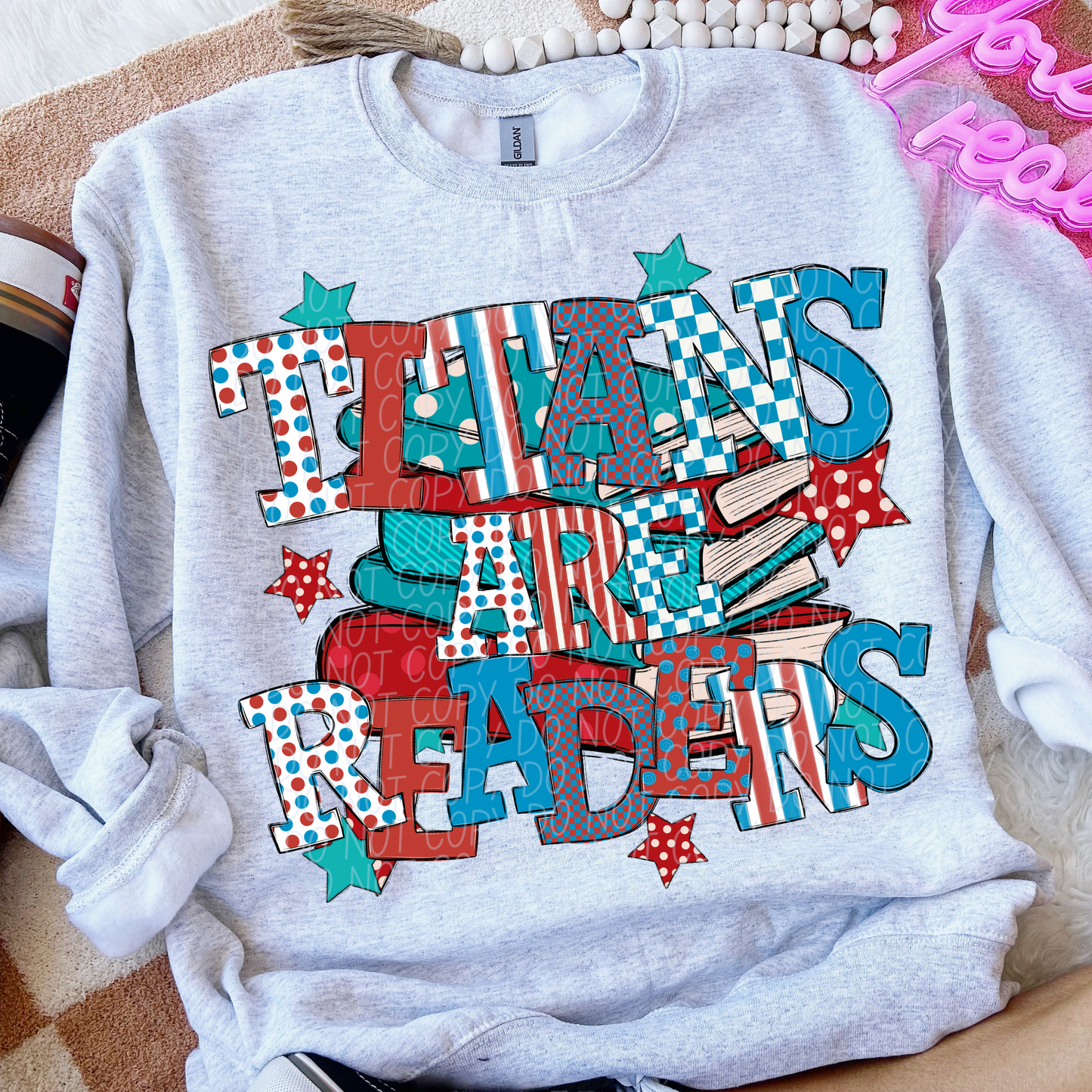 Read Across America Titans Mascot Short/Long/Sweatshirt