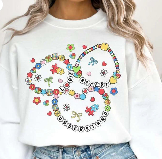 Autism bracelets tee/sweatshirt
