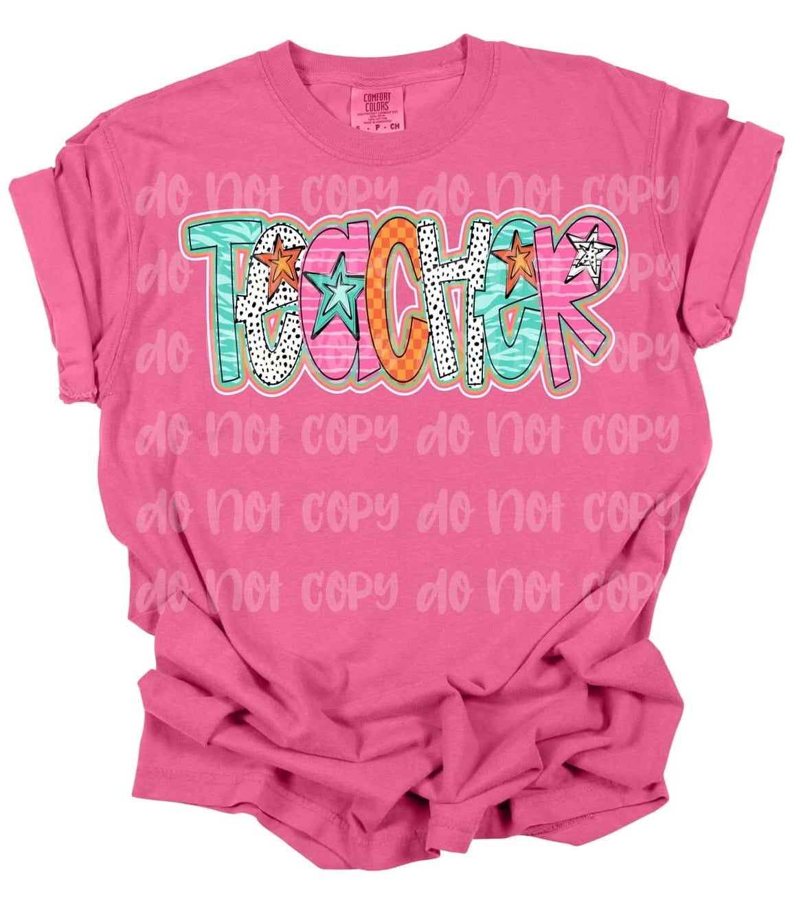 Colorful Zebra Teacher tee/sweatshirt
