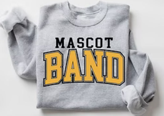 Mascot Rebel Band Tee/Sweatshirt