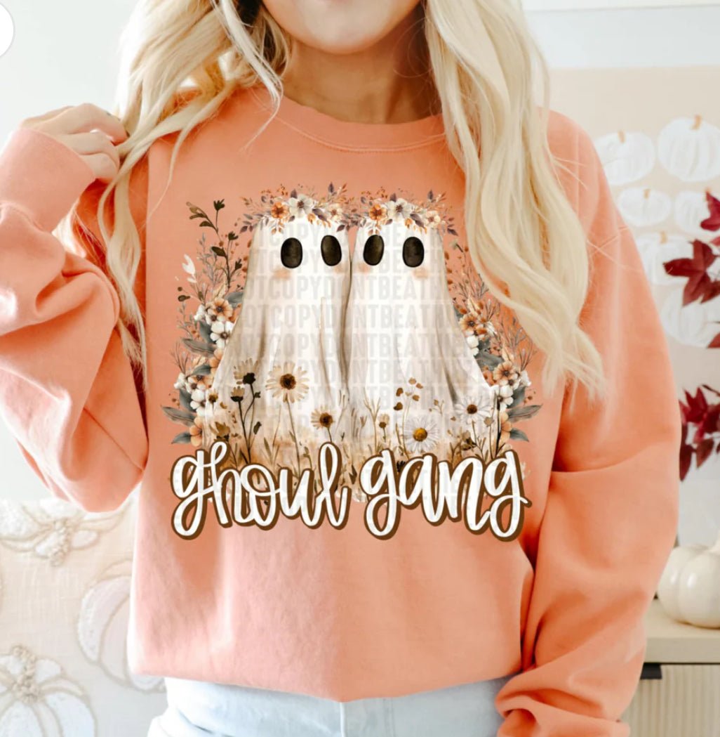 Ghoul Gang Ghost tee/sweatshirt