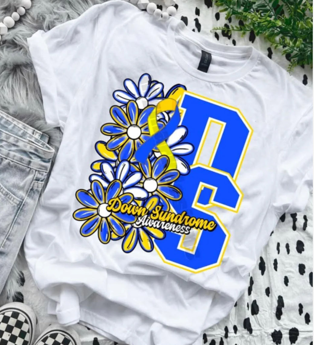 Down syndrome awareness tee/sweatshirt