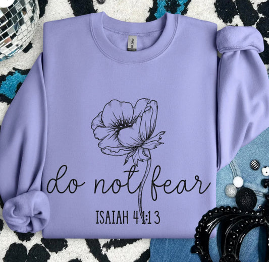 Do not fear tee/sweatshirt