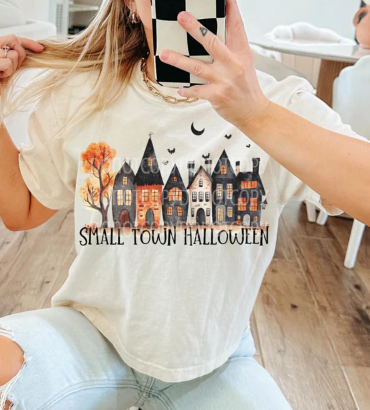 Small Town Halloween Tee/Sweatshirt