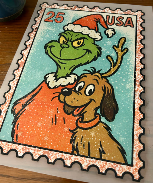 Green guy stamp Tee/Sweatshirt