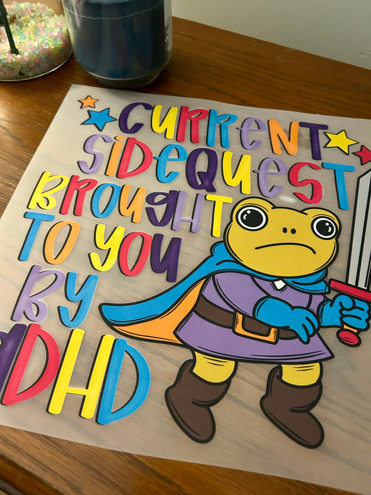 Current side quest brought to you by ADHD Tee/Sweatshirt