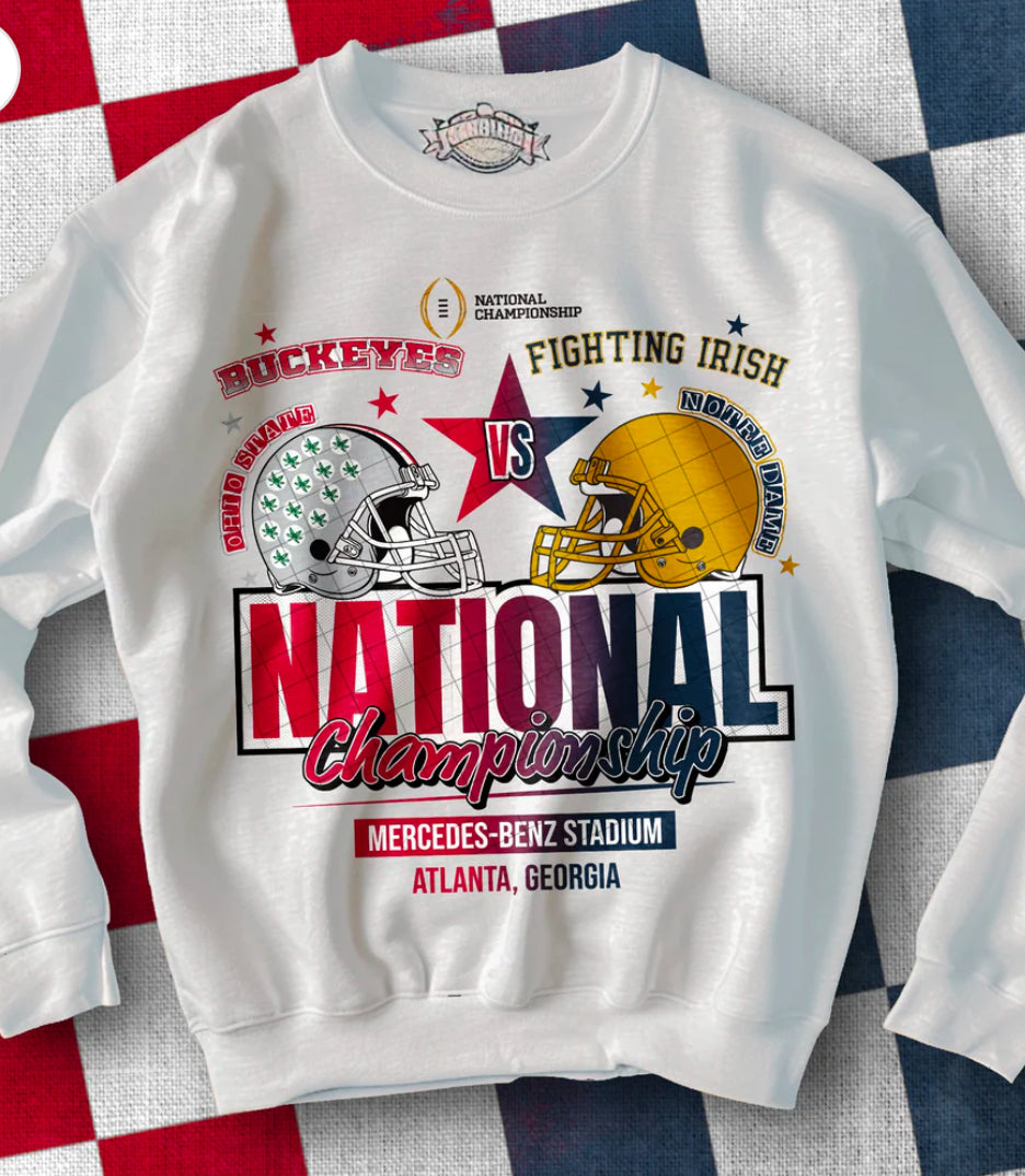 National Championship Mercedes Benz tee/sweatshirt