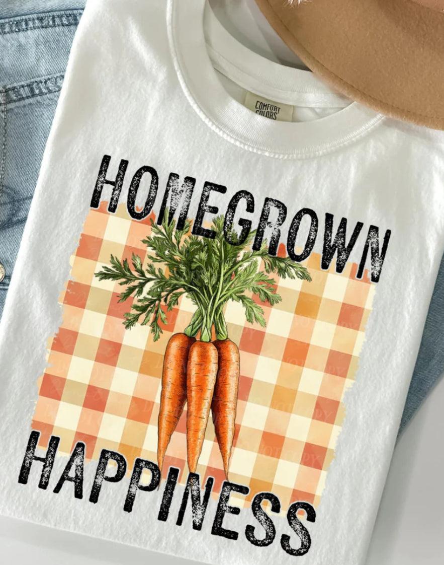 Homegrown happiness carrots tee/sweatshirt