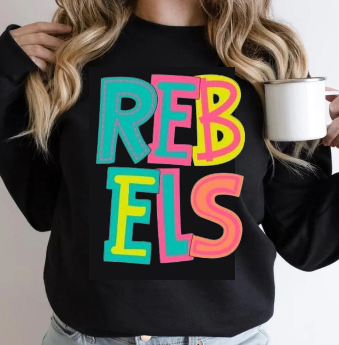 Rebels colorful tee/sweatshirt