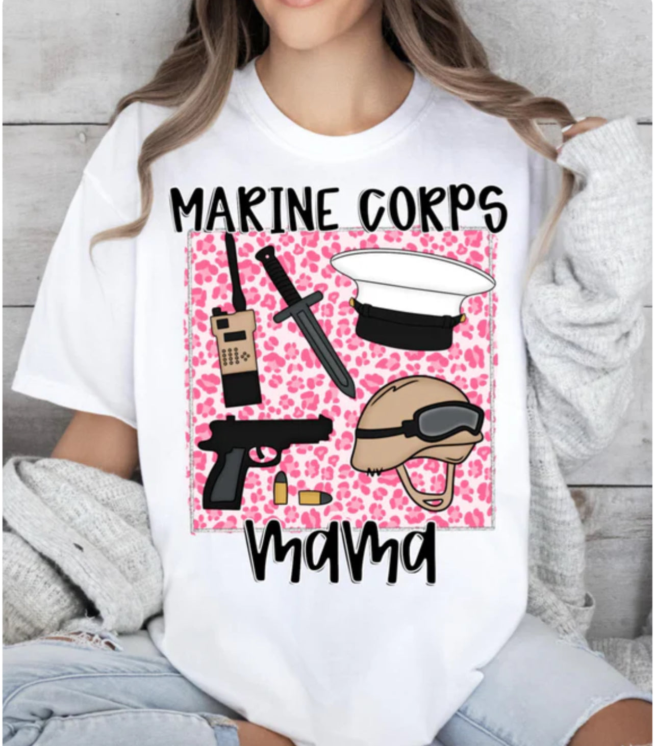 Coast Guard/Air Force/Marine/Navy Mama tee/sweatshirt