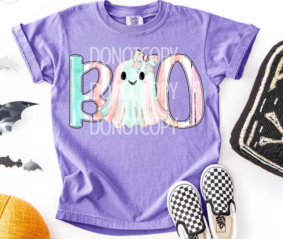 Boo colorful ghost Tee/Sweatshirt