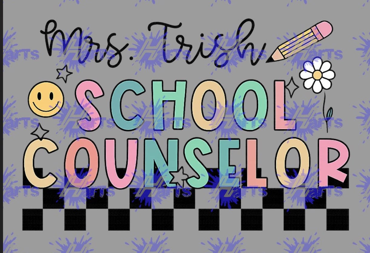 Custom Counselor DTF Print